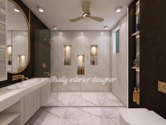 Bathroom Interior Design in Vishnu Garden